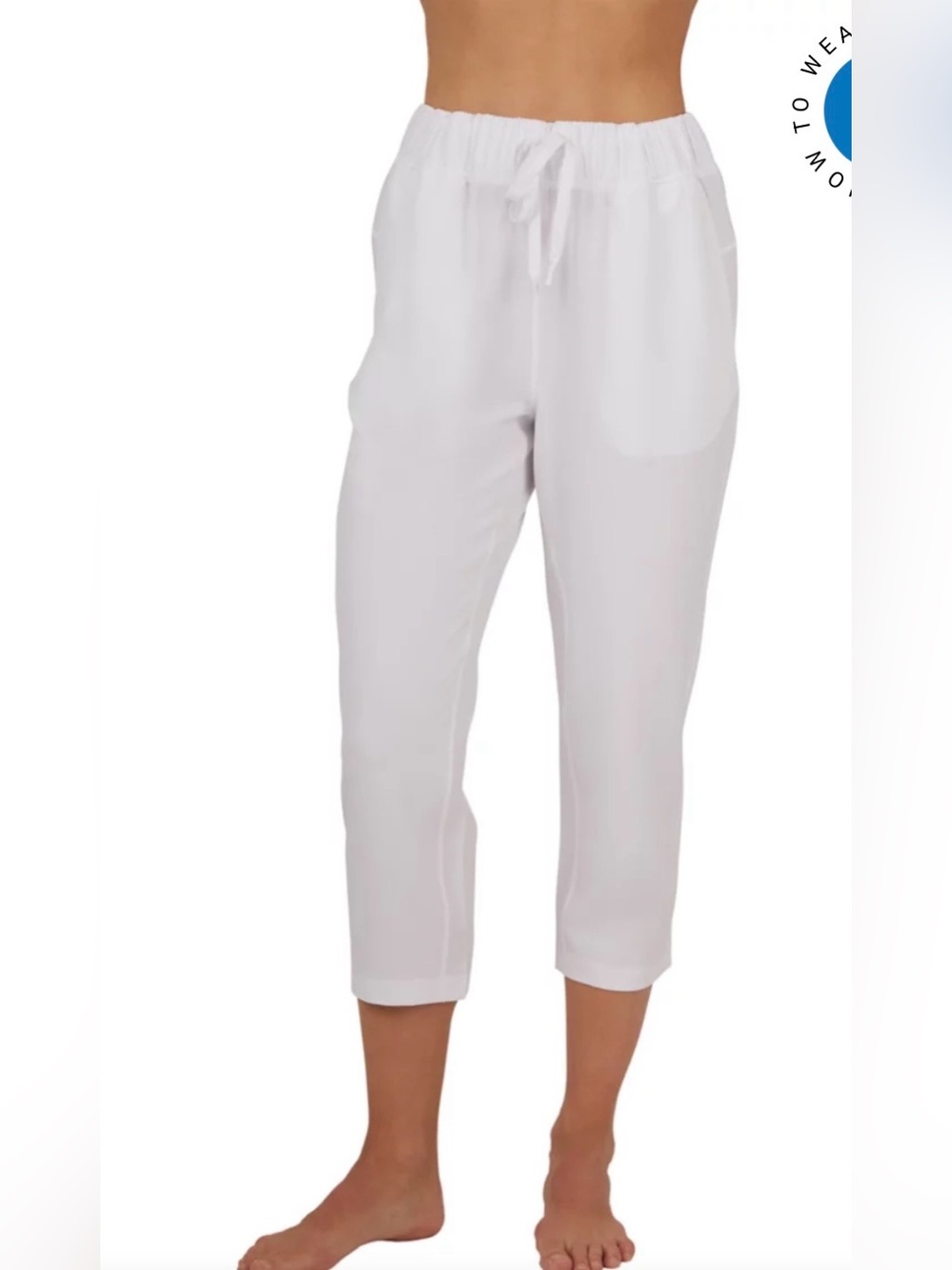 Yogalicious City Lite Expedition Travel Capri Pants Sz S NWT